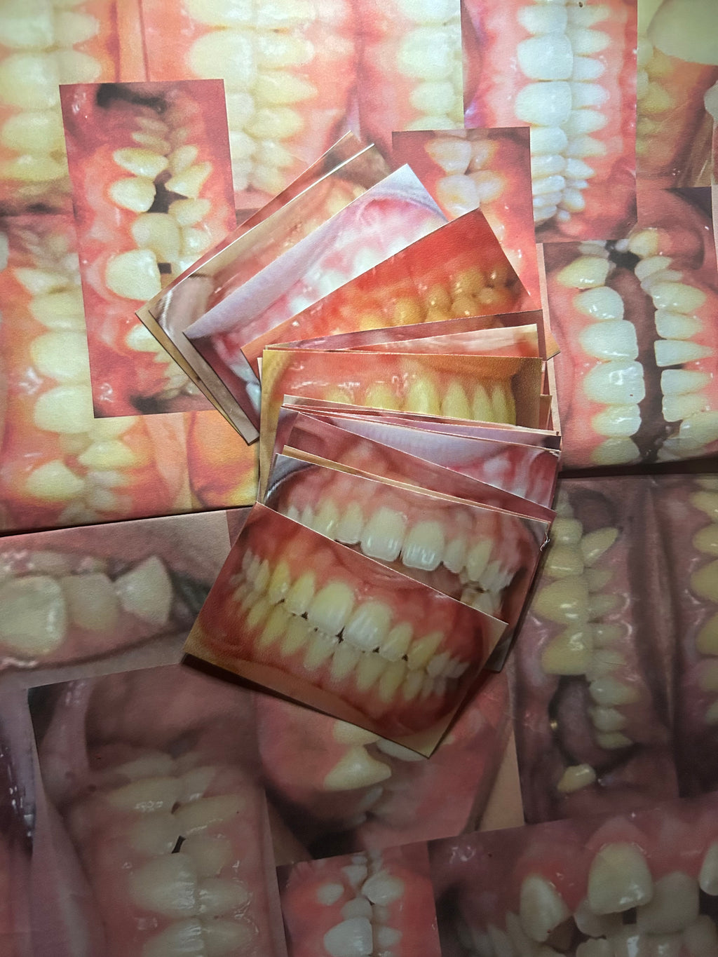 Teeth sticker set